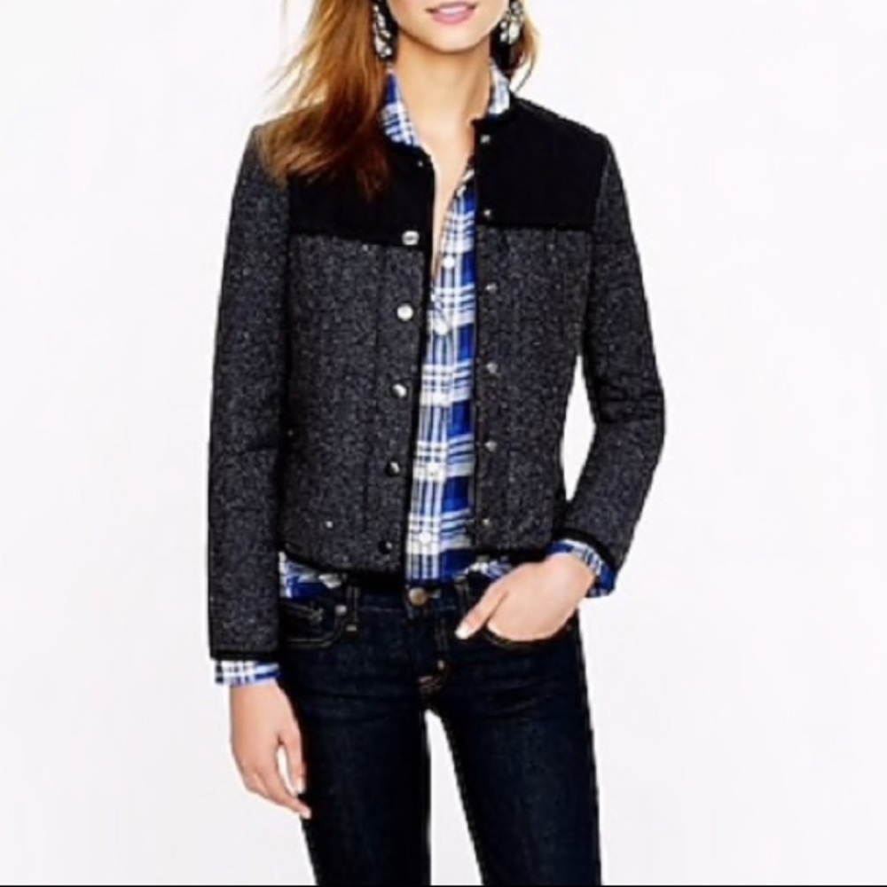J.Crew Cropped Topper Jacket